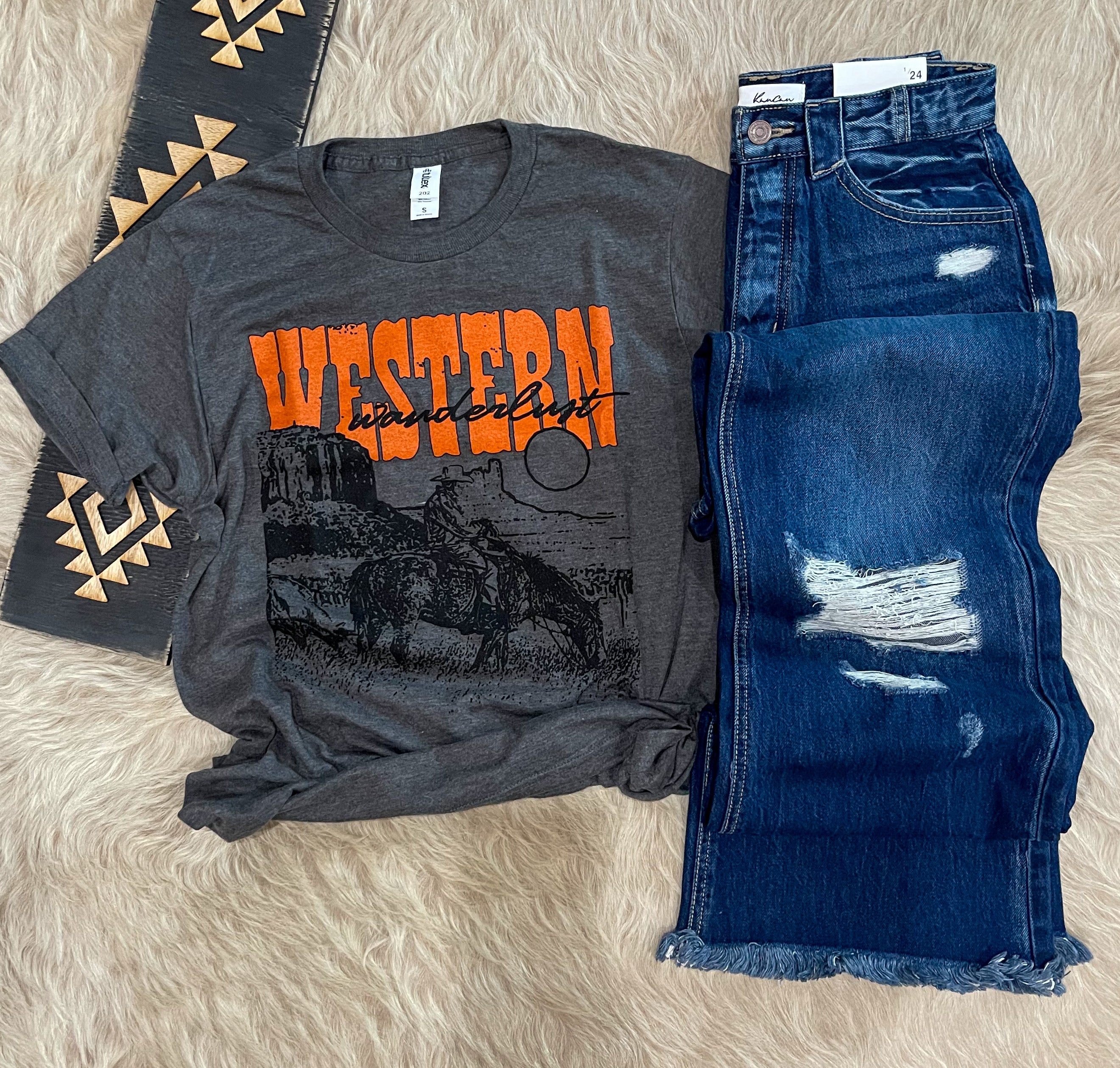 Western Wanderlust Tee The Rustic C Boutique