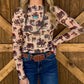Wagon Wheel Mesh Top