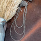 36” 3 Strand Navajo Necklace