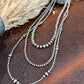 36” 3 Strand Navajo Necklace