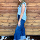 The Ruffled Cowgirl Blouse *Light Blue