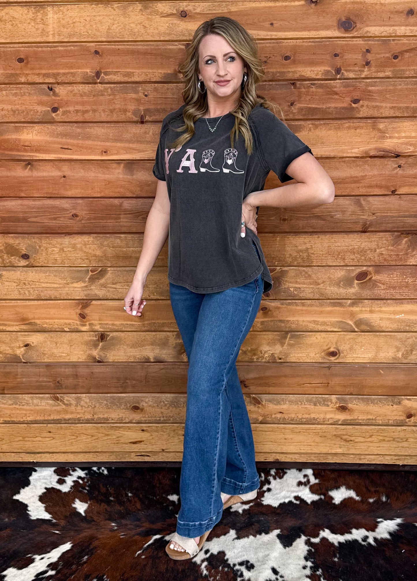 Y'all Embroidered Tee