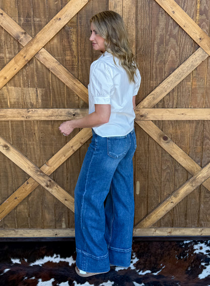 Horse Button-Up Top
