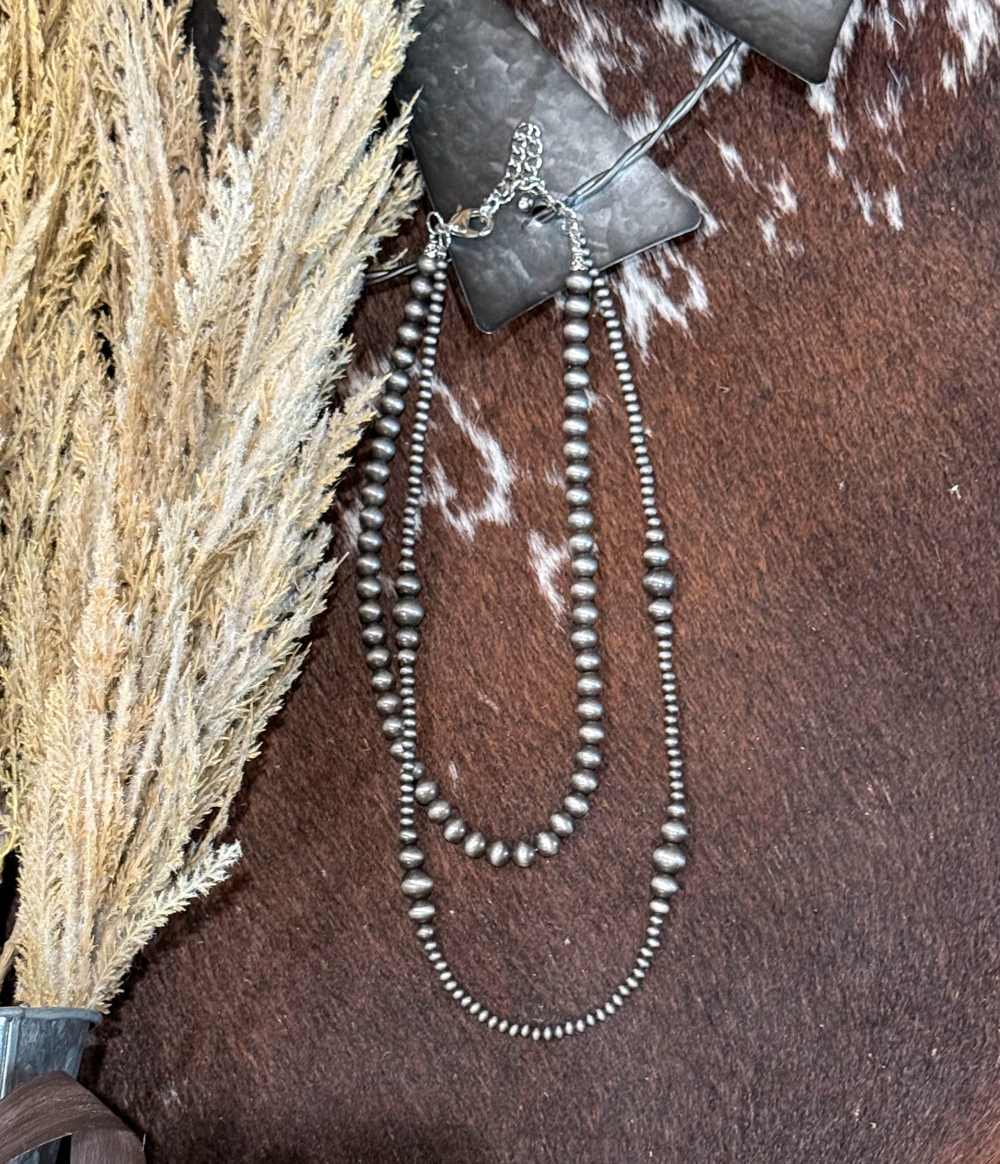 22” 2 Strand Navajo Pearl Necklace
