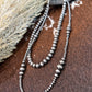 22” 2 Strand Navajo Pearl Necklace