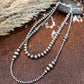22” 2 Strand Navajo Pearl Necklace