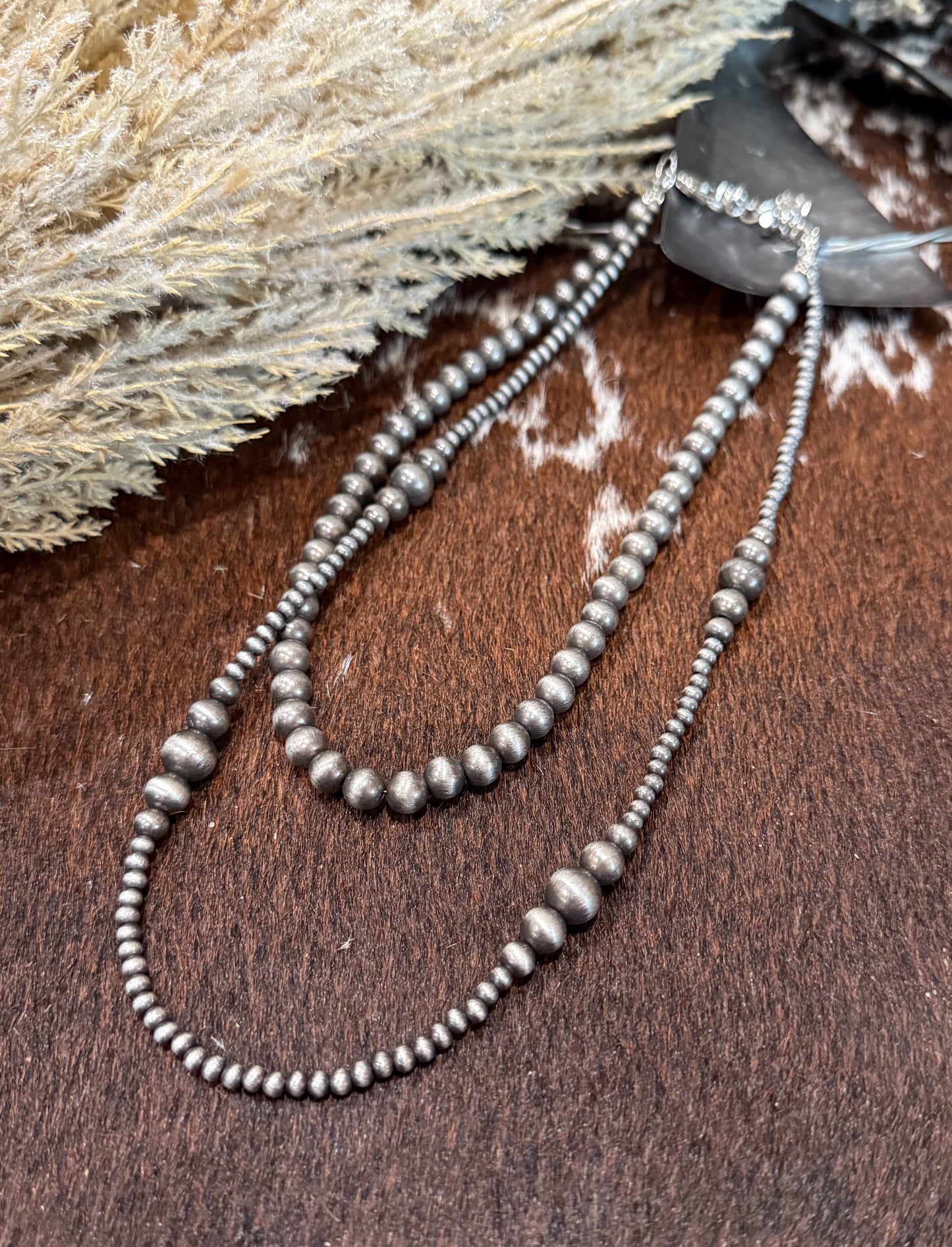 22” 2 Strand Navajo Pearl Necklace