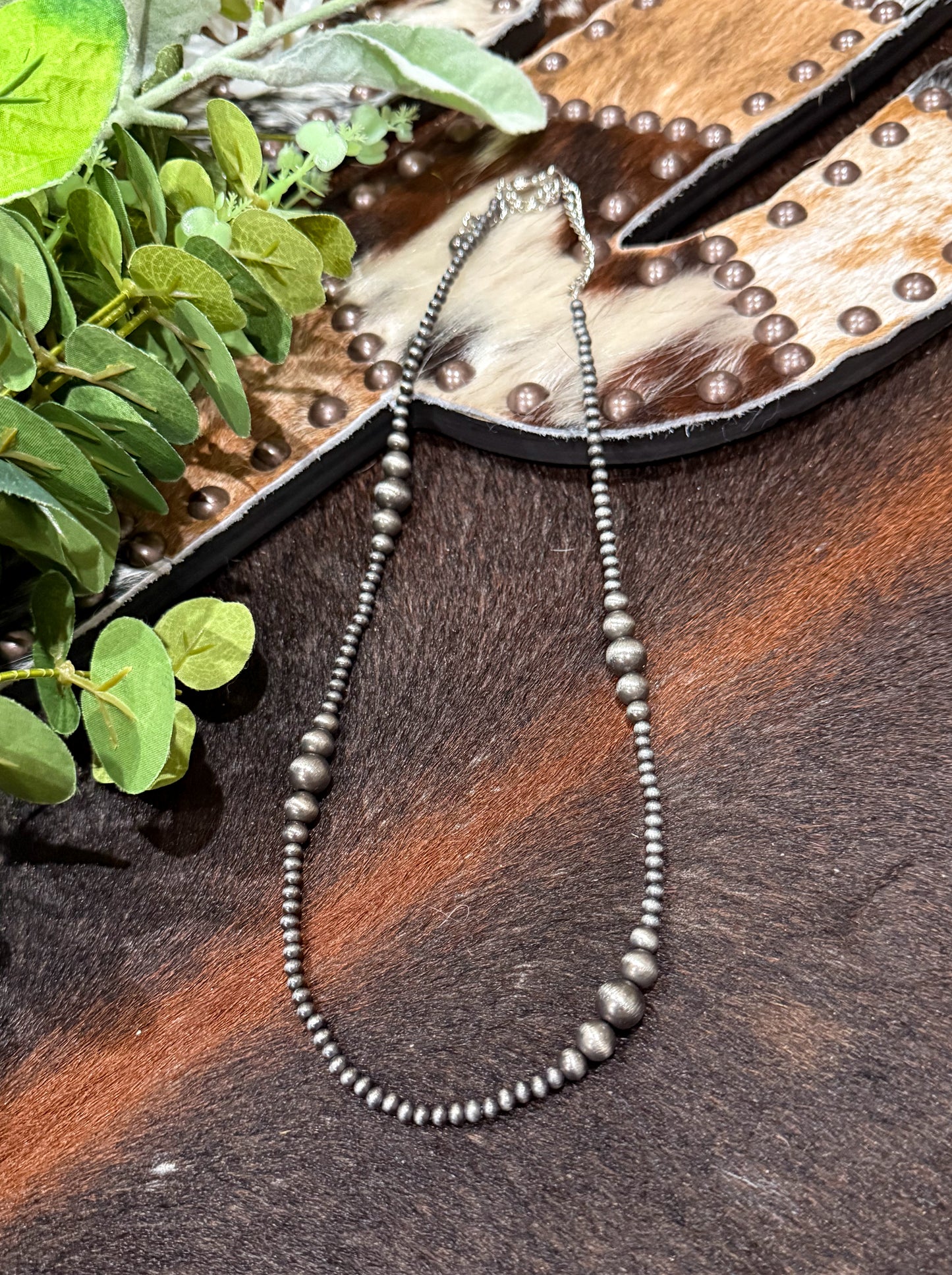 22” Cluster Navajo Pearl Necklace