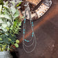 30” 3 Strand Navajo Pearl Necklace