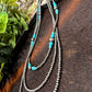 30” 3 Strand Navajo Pearl Necklace