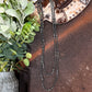 66” Black & Silver Beaded Necklace