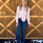 Miranda Striped Blouse *Mauve