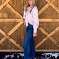 Miranda Striped Blouse *Mauve
