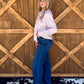 Miranda Striped Blouse *Mauve