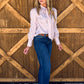 Miranda Striped Blouse *Mauve