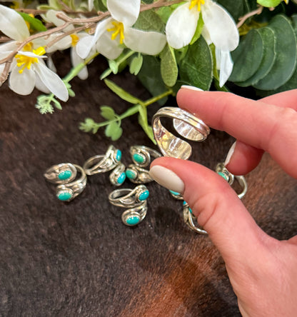 Cinch Turquoise Stone Wrap Ring