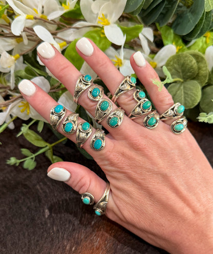 Cinch Turquoise Stone Wrap Ring