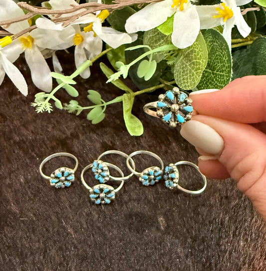 Turquoise Cluster Ring