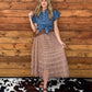 Rodeo Queen Ruffled Maxi Skirt