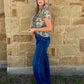 Floral Buckaroo Mesh Top