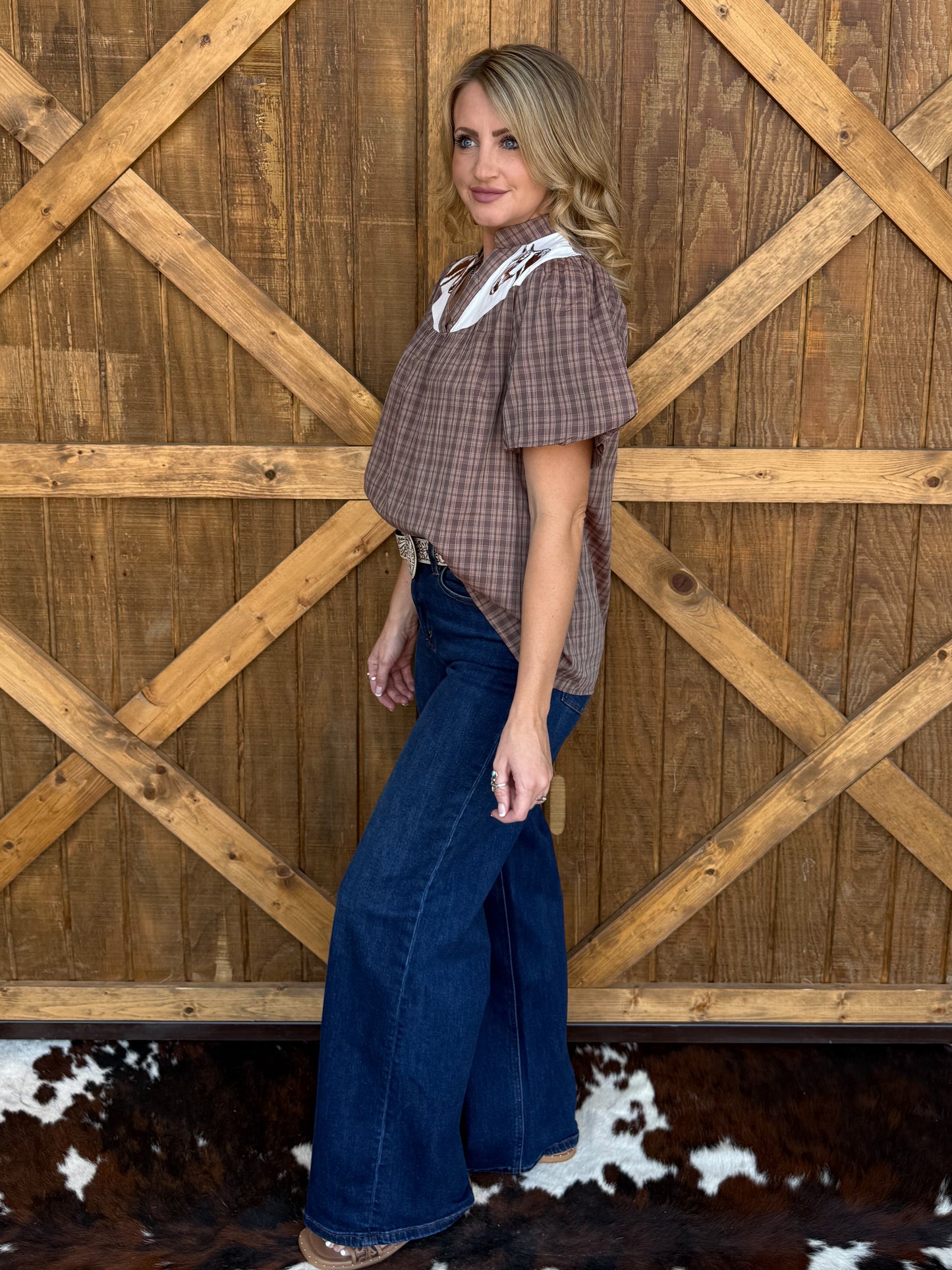 Vintage Horses Blouse