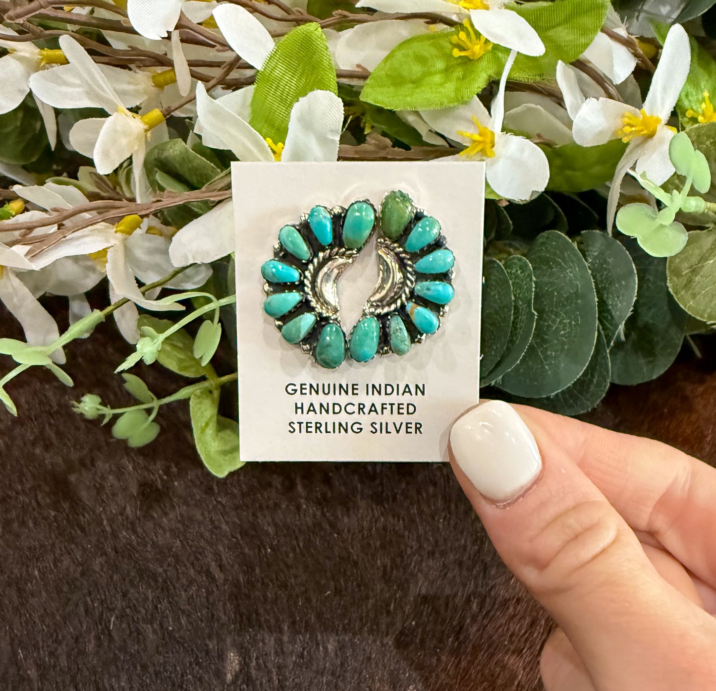 Half Cluster Earrings