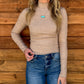 The Raya Basic Top *Mocha