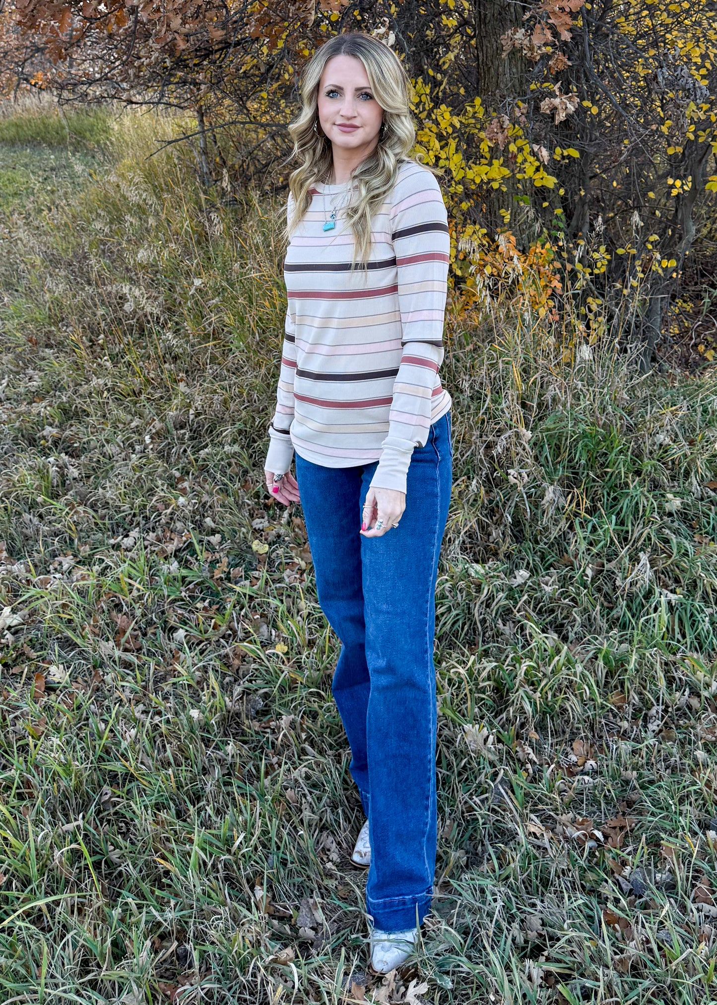 Autumn Stripes Long Sleeve
