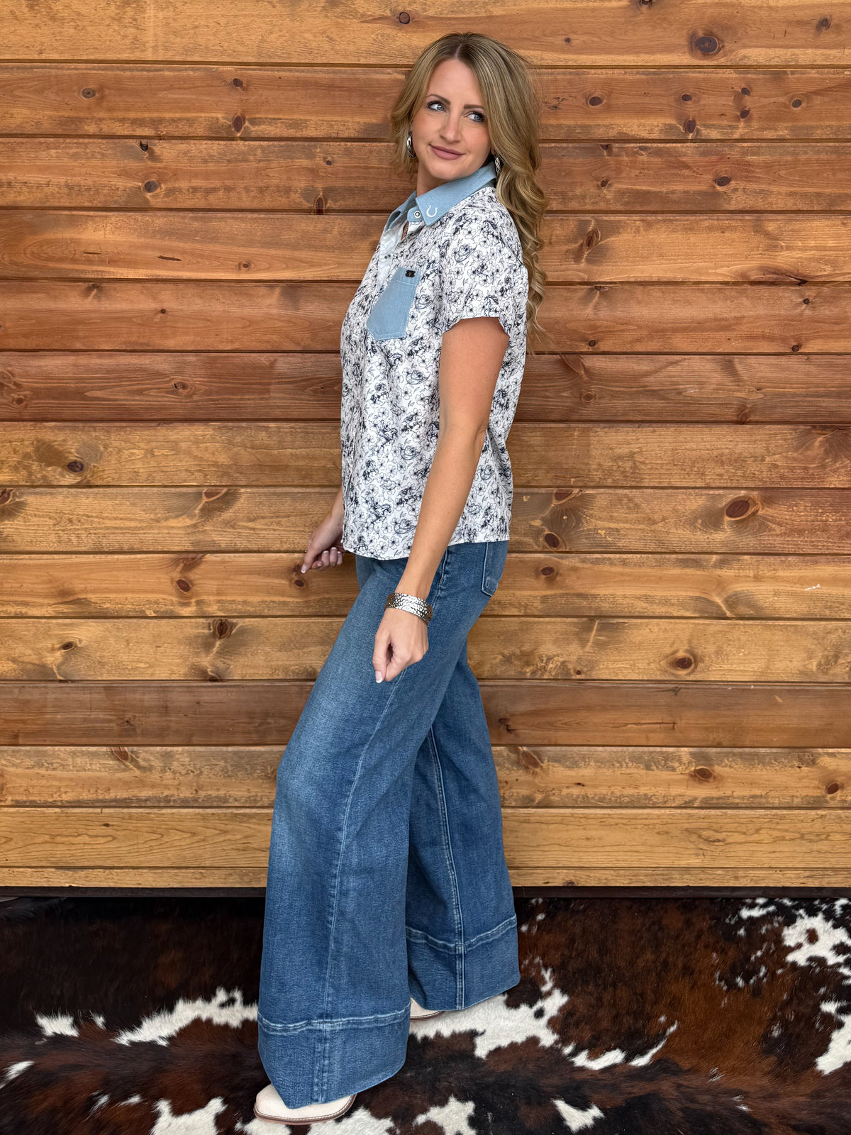 Denim & Cowboy Pearl Snap