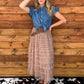 Rodeo Queen Ruffled Maxi Skirt