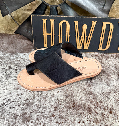 Tanya Cowhide Sandal