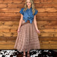 Rodeo Queen Ruffled Maxi Skirt