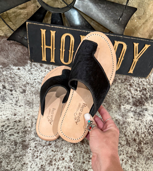Tanya Cowhide Sandal