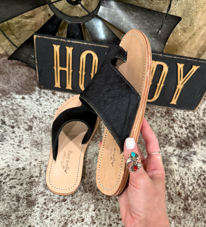 Tanya Cowhide Sandal