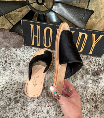 Tanya Cowhide Sandal