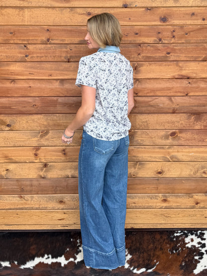 Denim & Cowboy Pearl Snap