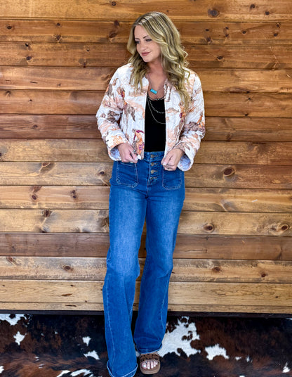 Cowgirl Sunset Quilted Jacket