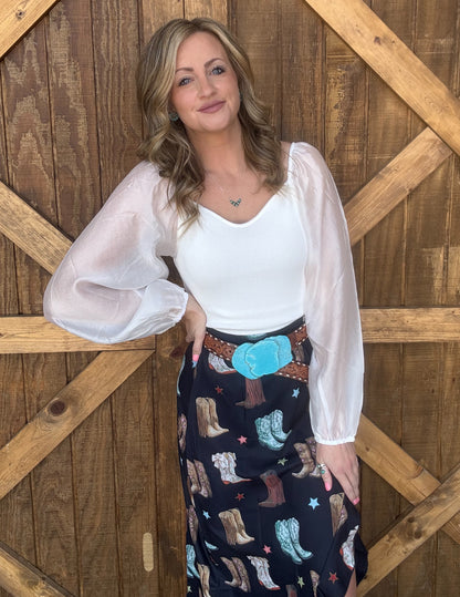 The Ivory Blouse