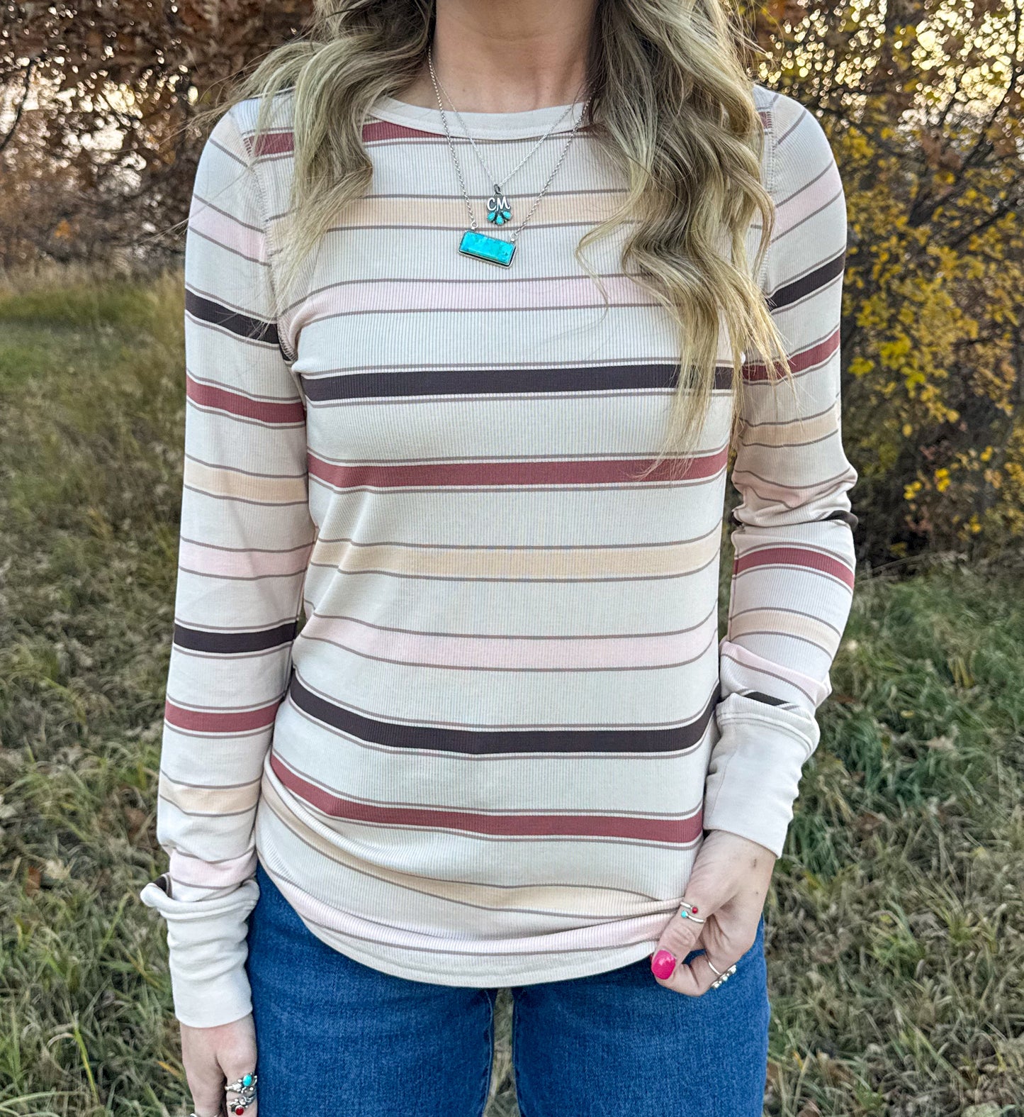 Autumn Stripes Long Sleeve