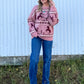 Cozy Horses Sweater *Mauve