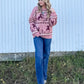 Cozy Horses Sweater *Mauve