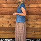 Dainty Denim Top *Dark Wash