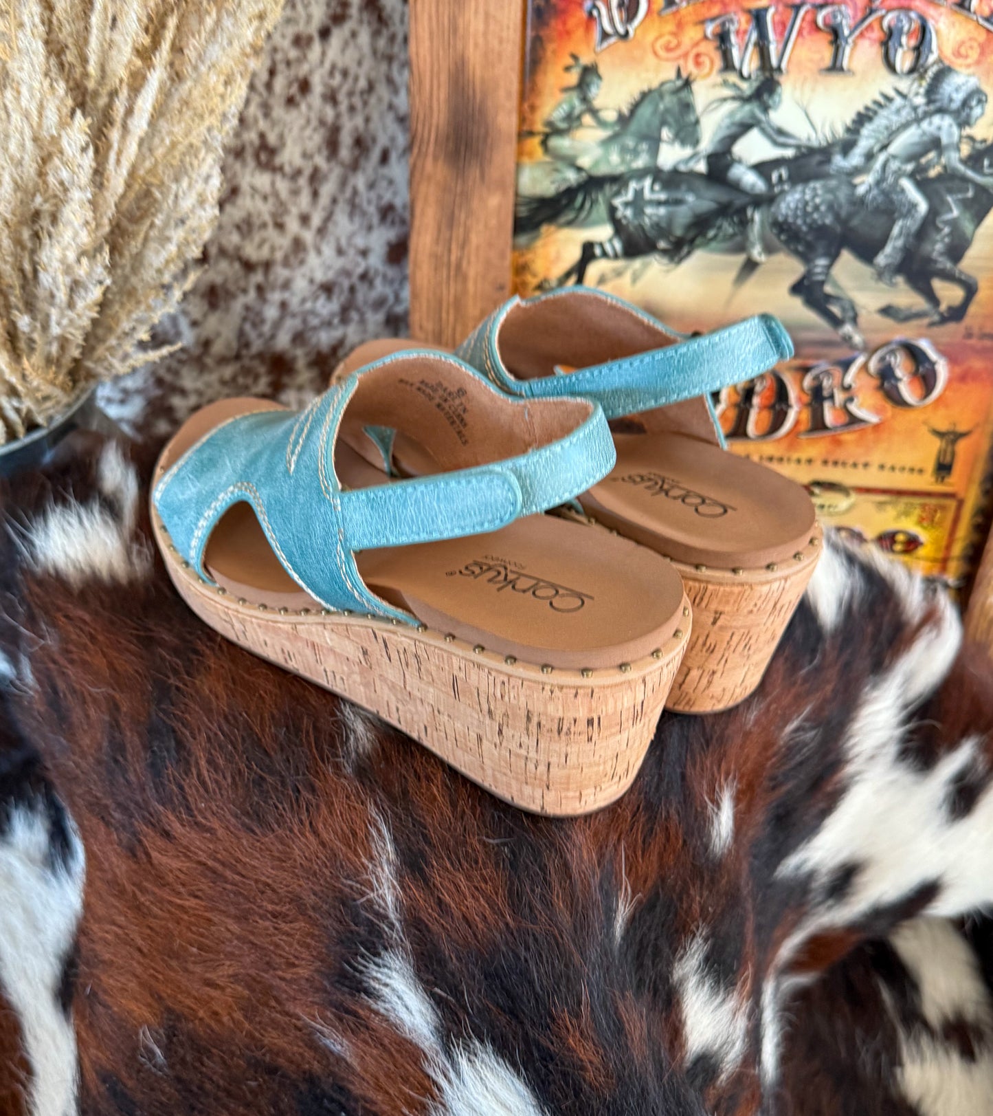 Darlin’ Corkys Wedges *Turquoise
