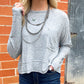 The Maisy Top *Grey