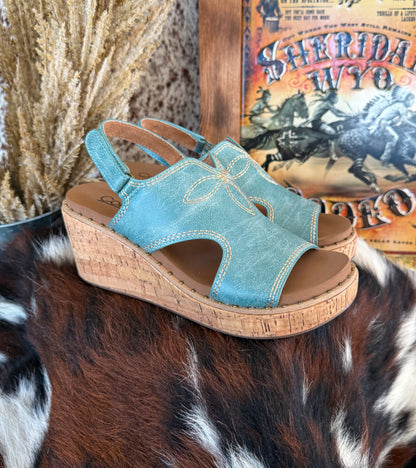 Darlin’ Corkys Wedges *Turquoise