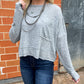 The Maisy Top *Grey