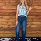 Turquoise Aztec Tank
