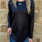 Swanky Leather Long Sleeve *Midnight