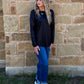 Swanky Leather Long Sleeve *Midnight