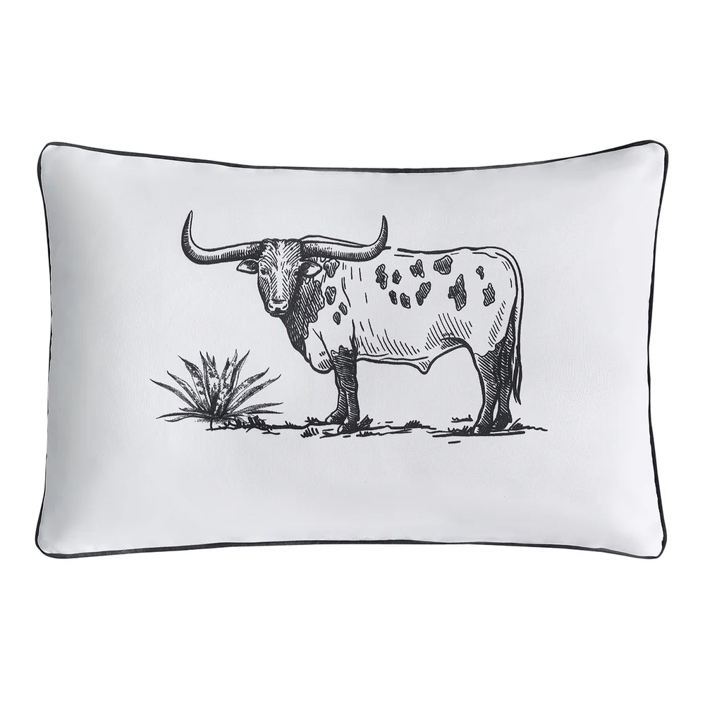 Ranch Life Steer Pillow